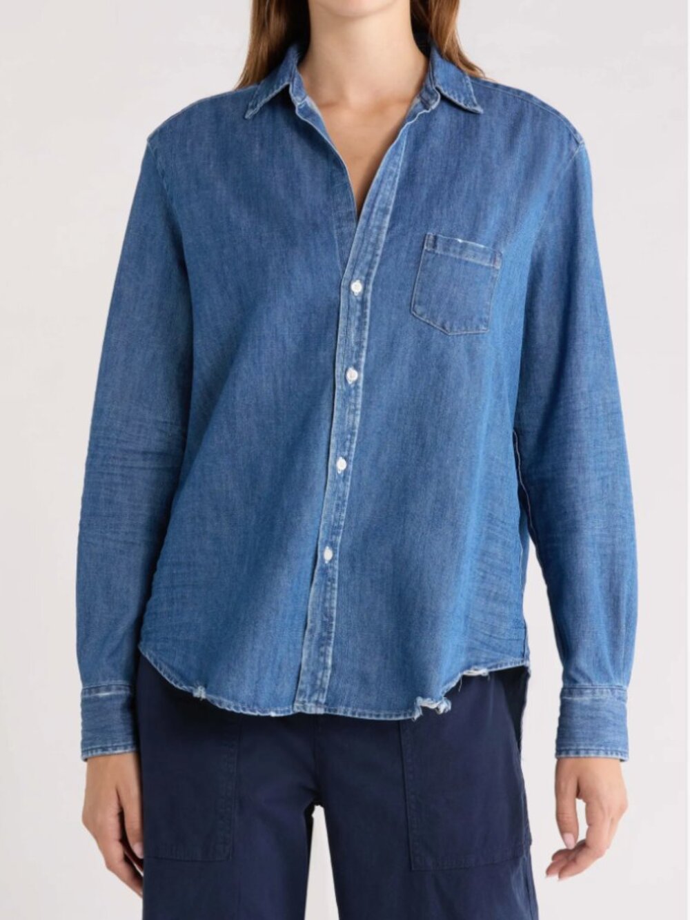 Frank & Eileen Eileen Relaxed Denim Button-Up Shirt